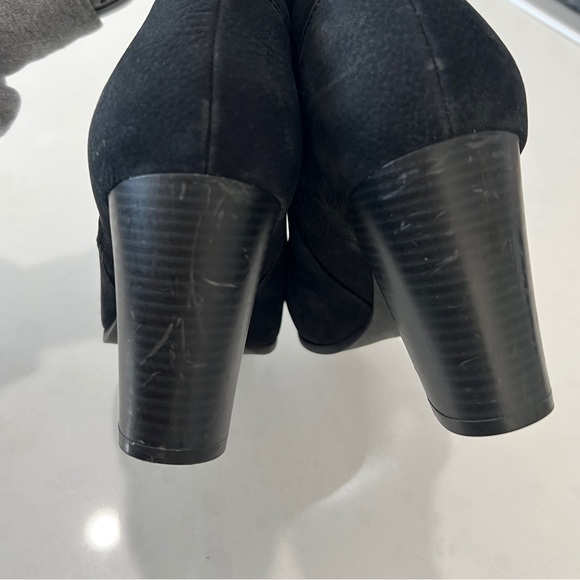 Cole Haan Black Leather Nubuck Boots - Picture 5 of 10